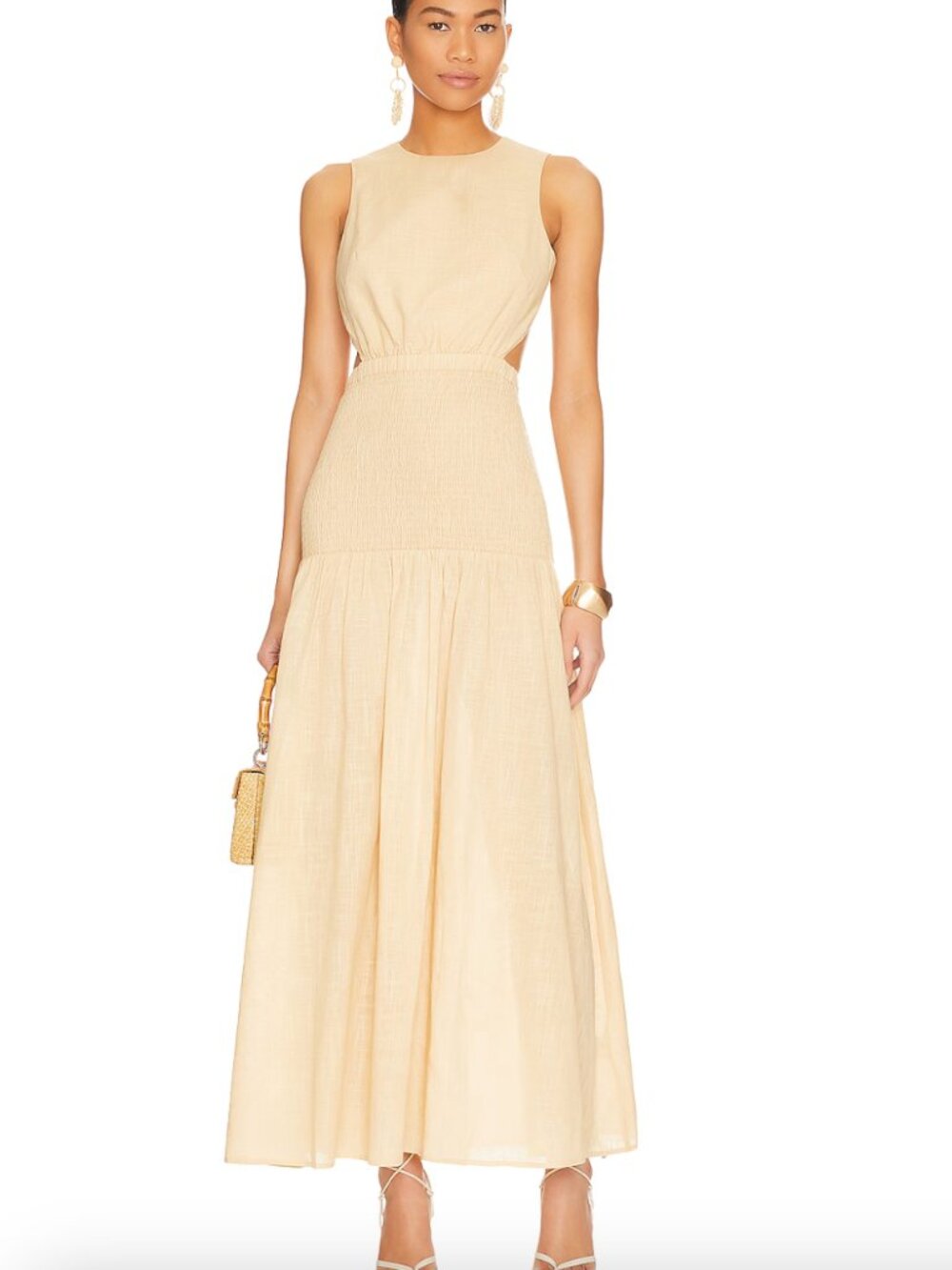 SNDYS x REVOLVE Lottie Dress in Oat M